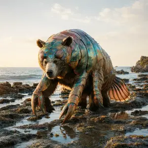 Bear + Mantis shrimp